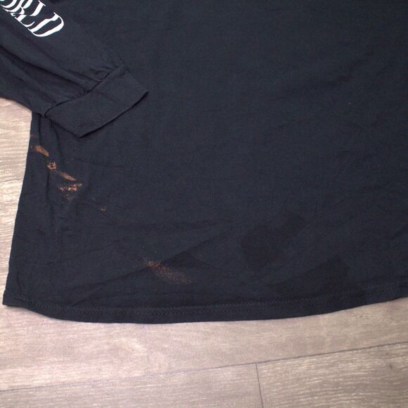 FRCHS x Aaliyah Share My World Tour 1997 Women’s Black Long Sleeve Shirt Sz 3X - Picture 6 of 7